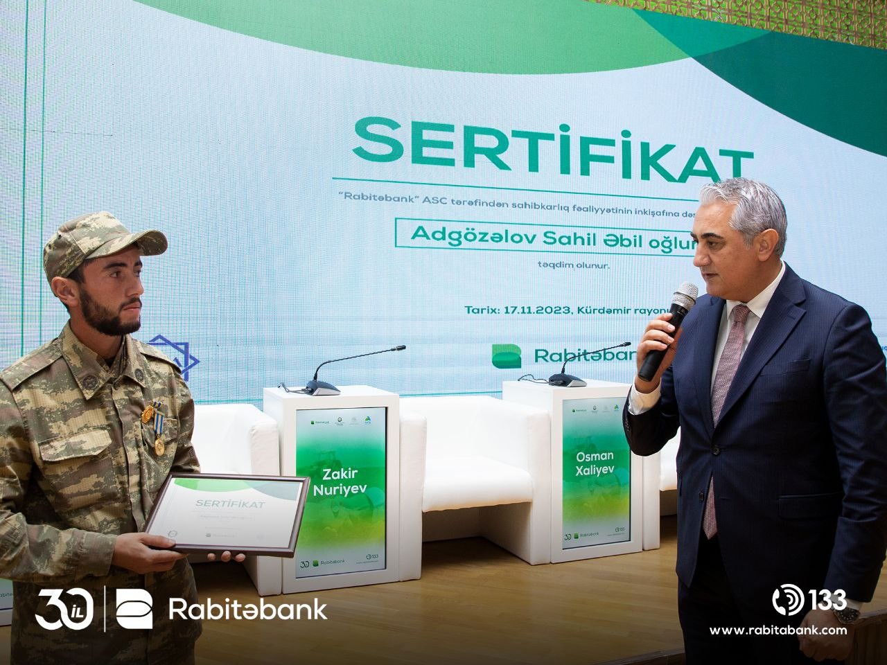 "Rabitəbank"ın dəstəyi ilə regionlarda sahibkarlığın inkişafına dəstək məqsədli kredit yarmarkası keçirilib - FOTOLAR